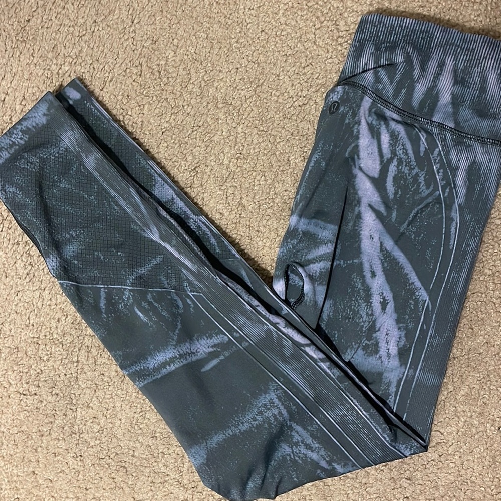 Gray, tie-dye, lulu, limited, edition leggings